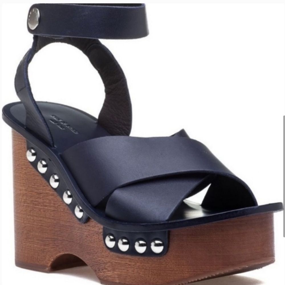 Rag & Bone Hester Platform Wedge Retro Sandals - image 2